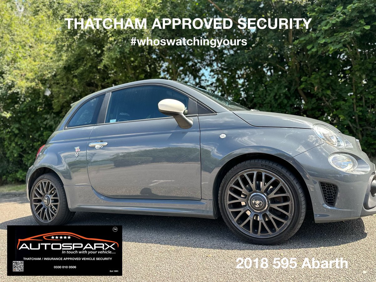 #thatcham accredited #insurance approved  #vehiclesecurity installation #whoswatchingyours #abarth Get in touch #autosparx #vehiclesecurity Tel 03300100506 (local rate) Before it’s too late!
