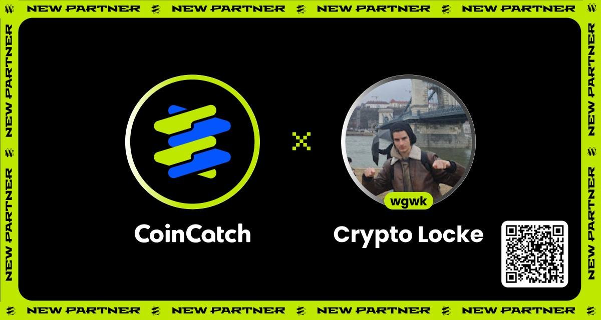CryptoLockeYT's tweet photo. New Partnership! https://t.co/Fp3Kum9TL7

Hey fam, Just dropped a review on the CoinCatch $50,000 USDT Deposit &amp; Trade Rewards (June 7-21). Used my wgwk code to join—check it out! Tried it yet? 
#CoinCatch #CryptoTrading #GIVEAWAY https://t.co/ICDZowcaQz