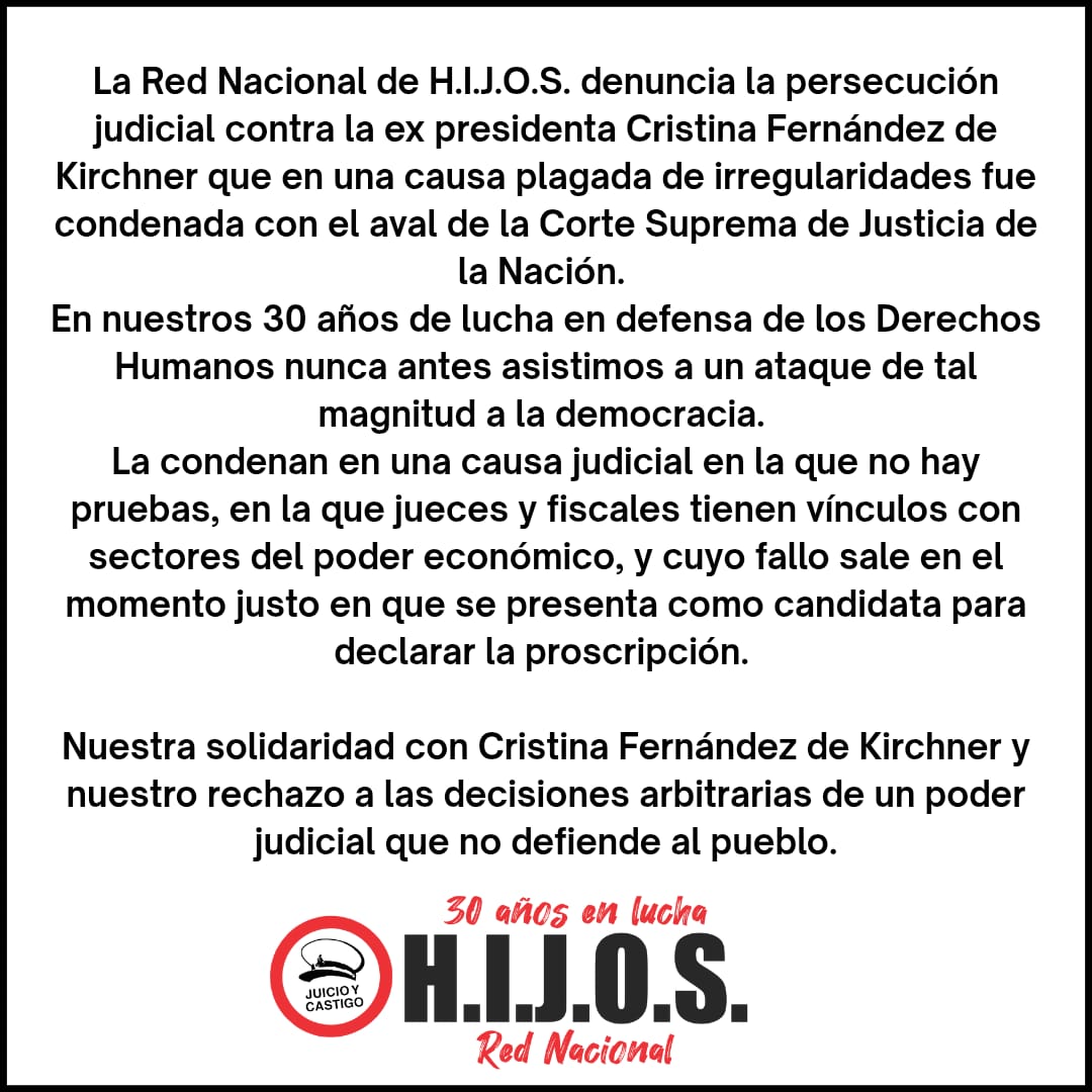 CON PROSCRIPCIÓN NO HAY DEMOCRACIA❗️❗️❗️