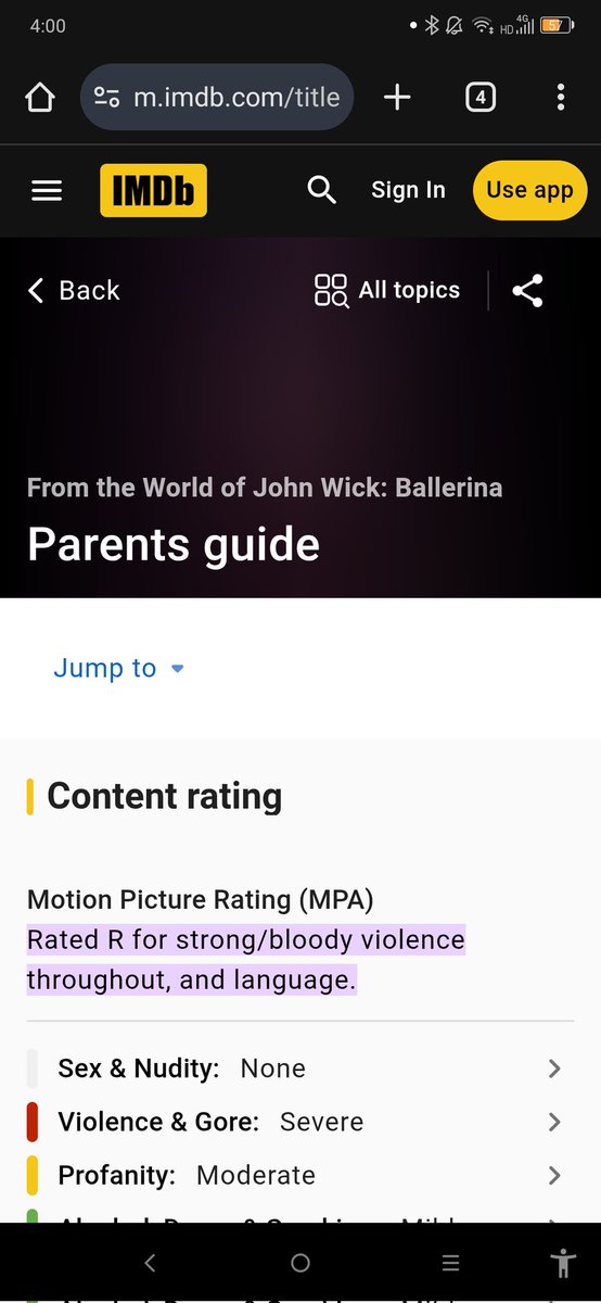 AyushNavin's tweet photo. Good evening @bookmyshow ,I just searched up ballerina rated by IMDb it says it is R rated...but on ur website it says the movie is A rated,can U pleeeeeeees see through this..... thank you and have a nice day:) https://t.co/wbivsBDanT