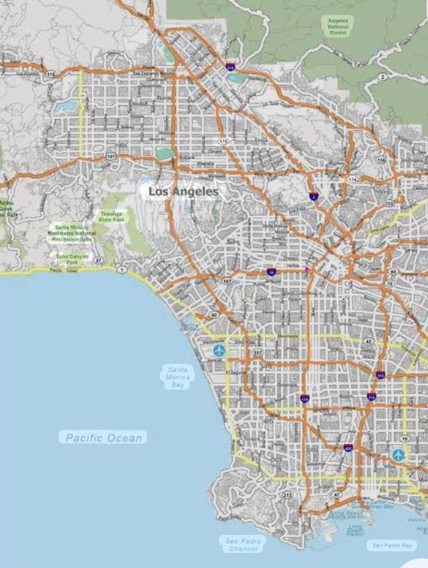 <a href="/MAGANewsCenter/">MAGA News Center</a> <a href="/jonfavs/">Jon Favreau</a> “Full scale anarchy” 😂😂 

I live in L.A., do you? 

See the purple dot? That’s what the National Guard was sent in to “protect.” Our city is 470 square miles in size and they have you frothing at the mouth over like 2 blocks. We have more action when the Lakers win.