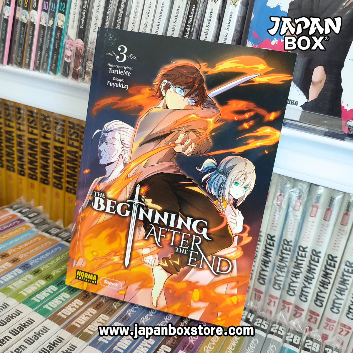JapanBoxStore's tweet image. [ Manhwa ] The Beginning After the End 03 ✨
👥 #Fuyuki23 / #TurtleMe
📚 @NormaEdManga 

🛒 Tienda en línea: japanboxstore.com/38739
📦 Envíos a toda la República Mexicana

#Manhwa #Mangas #Shonen #MangaMéxico