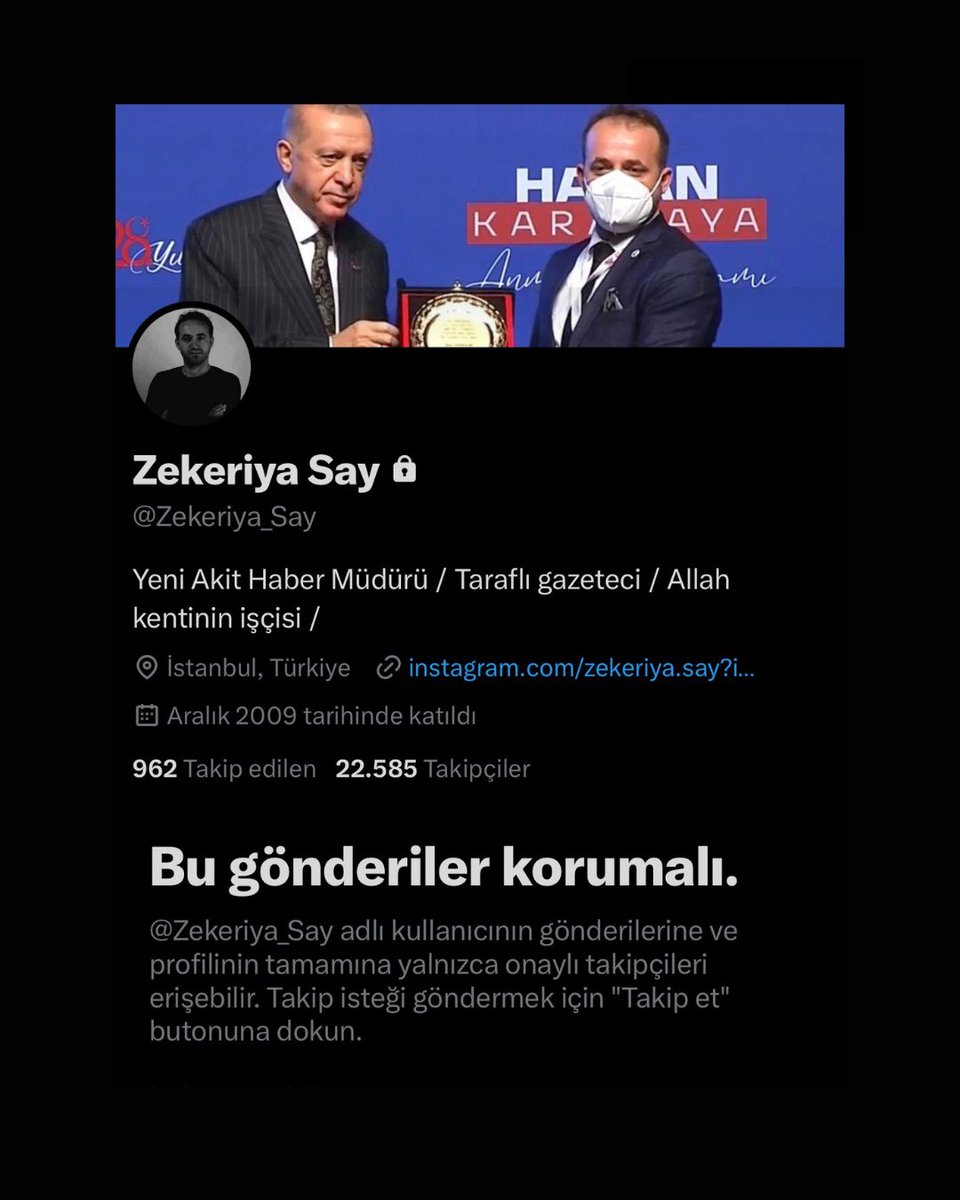 avukatmuratgs's tweet photo. 📌📌📌 Hesabını gizliye alınca  işlediğin suç buhar olup uçmuyor. @Zekeriya_Say

Bu ülkenin şerefli,namuslu, Cumhuriyete bağlı Cumhuriyet Savcılarına sesleniyorum. 

📌📌📌 
#ZekeriyaSayTutuklansın 
📌📌📌

İnsana, babaya, evlada , ölüye saygısı olmayan ahlak yoksunu seni 😡😡😡