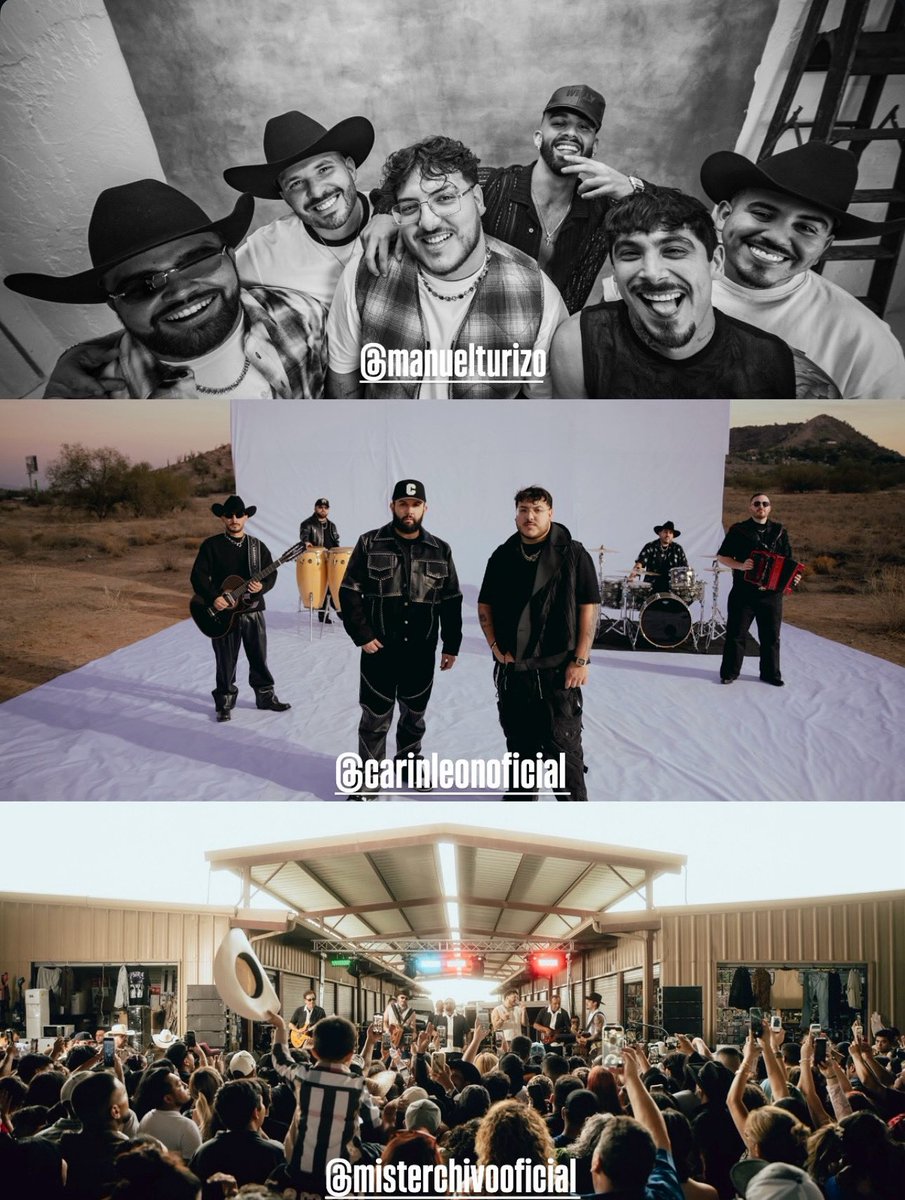 ¿Cuál de las próximas colaboraciones de #GrupoFrontera es la que más esperas? 🤠⚡️  

#lakebuenamty #aquisuena #manuelturizo #carinleon #misterchivo #regionalmexicano