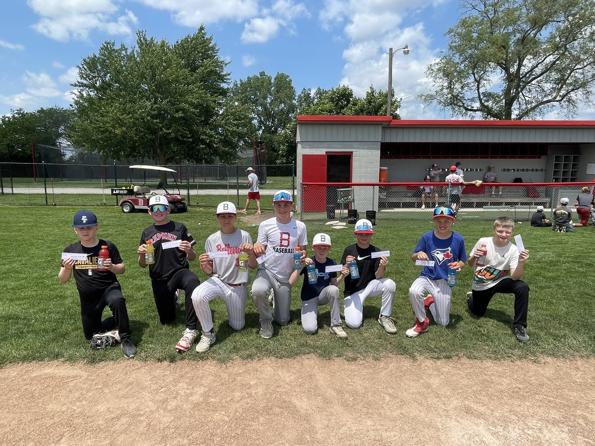 BaseballRedmen's tweet image. Great work from our future Redmen! Can’t wait for camp tomorrow.