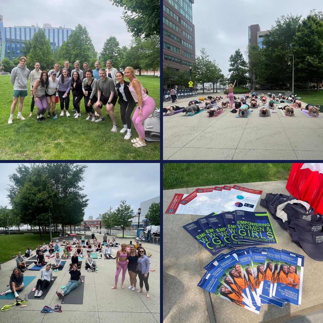 We kicked off Sunday with purpose and energy – 50 people joined our Emerging Leaders Network (ELN) for their Spring Fundraiser! Attendees enjoyed an outdoor Pilates workout, fun door prizes, Truvani goodie bags, and a post-event coffee bar.  💪✨

#wfboston #emergingleaders