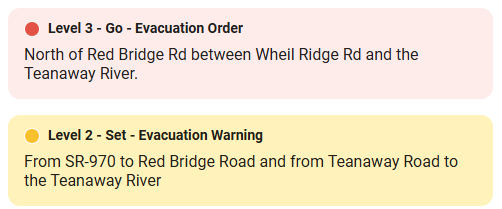 Wa_fire_watch's tweet photo. #RedBridgeFire A new fire perimeter is visible on the Active Fire Perimeters map layer showing the fire to be 53.3 acres! The fire is located to the East of Cle-Elum! Level 2 and 3 Evacuations remain in effect! Smoke and road closures are likely to persist in the area! https://t.co/tvpqZMNCVB