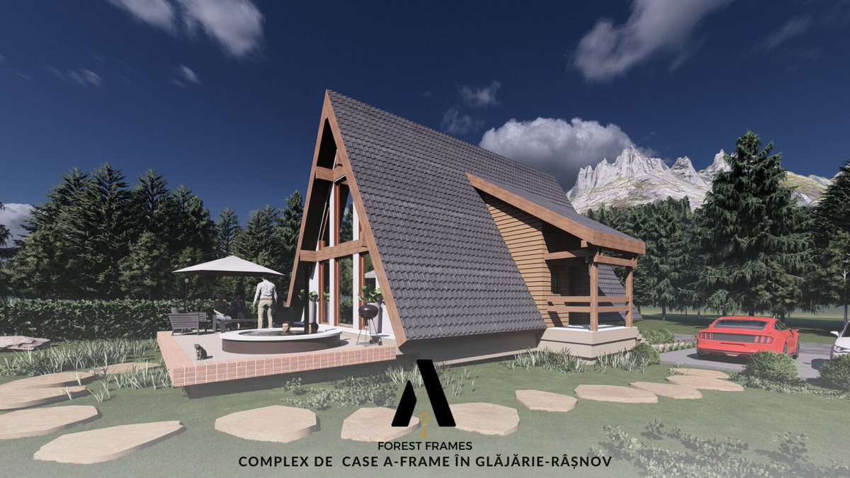 ForestFrames's tweet image. Locul unde o casă A-frame devine mai mult decât o proprietate.
Devine refugiu. Investiție. Natură.
📍 Glejărie, Râșnov | Forest Frames