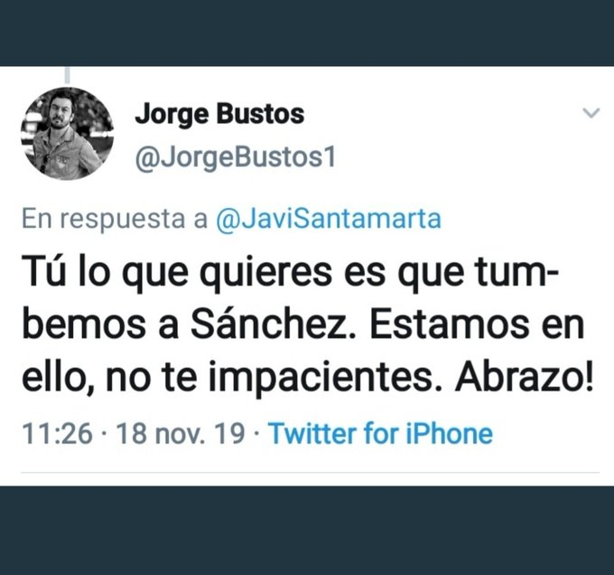 18 de noviembre de 2019.
Antes del caso Fiscal General, de Koldo, ni pareja del presidente, ni hermano. Eso fue después de la "orden" "el pueda que haga"