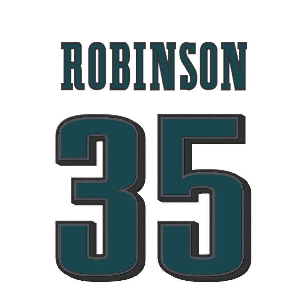 NFL Jersey Numbers (@nfl_jersey_num) on Twitter photo Philadelphia Eagles RB Keilan Robinson (<a href="/__keilan/">Keilan Robinson</a>) is wearing number 35. Currently shared with Brandon Johnson. #FlyEaglesFly Philadelphia Eagles RB Keilan Robinson (<a href="/__keilan/">Keilan Robinson</a>) is wearing number 35. Currently shared with Brandon Johnson. #FlyEaglesFly