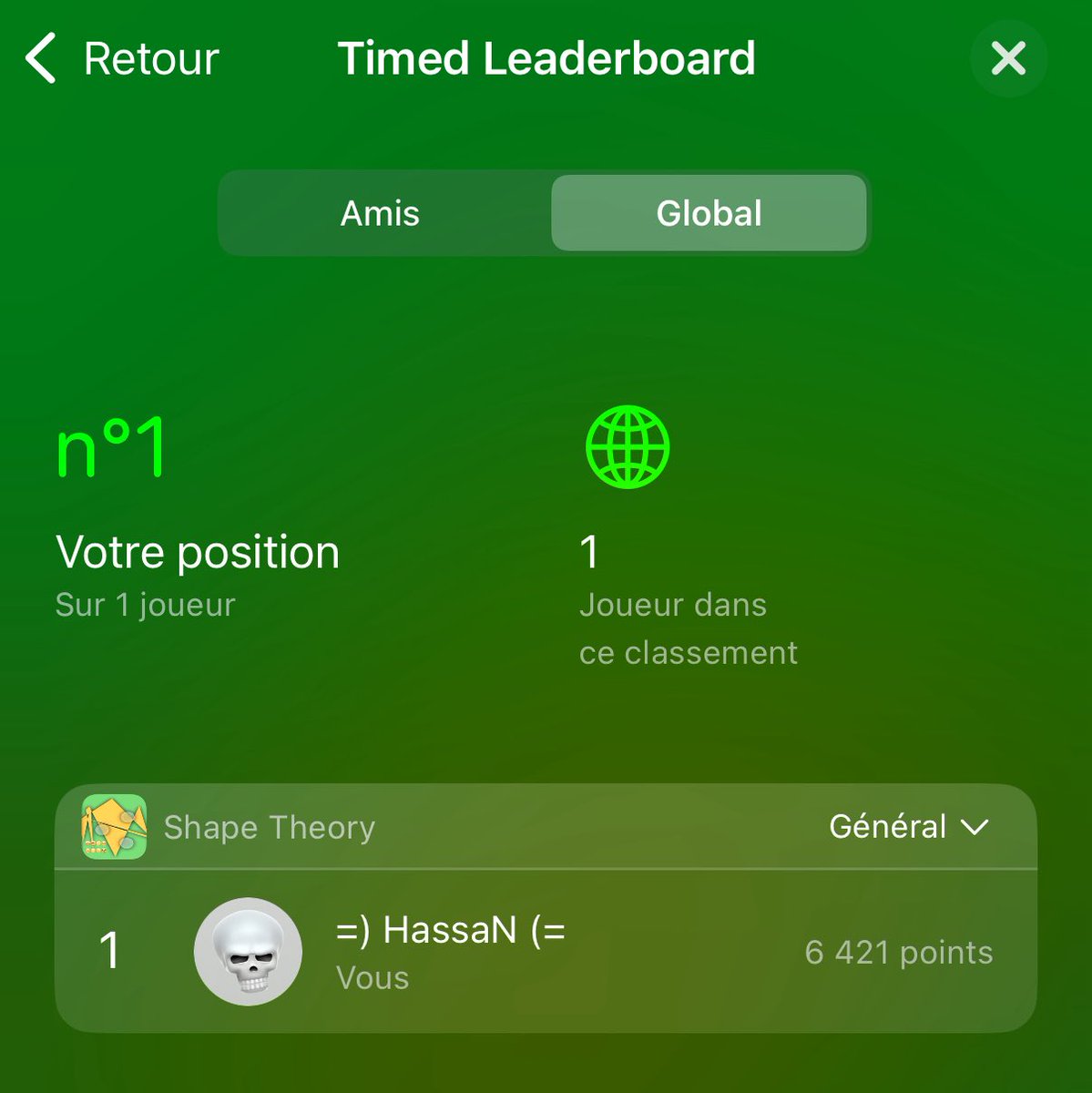 Shape_Theory's tweet photo. Feeling good about my [Shape Theory] skills! 💪 

Just added Game Center Timed leaderboards and I'm already crushing it with a score of [6421]! 

Can you do better? 😉 

Download now: [https://t.co/tuo61K0n6v] #GameCenter #MobileGame #HighScore https://t.co/4Yw5DhxaQY