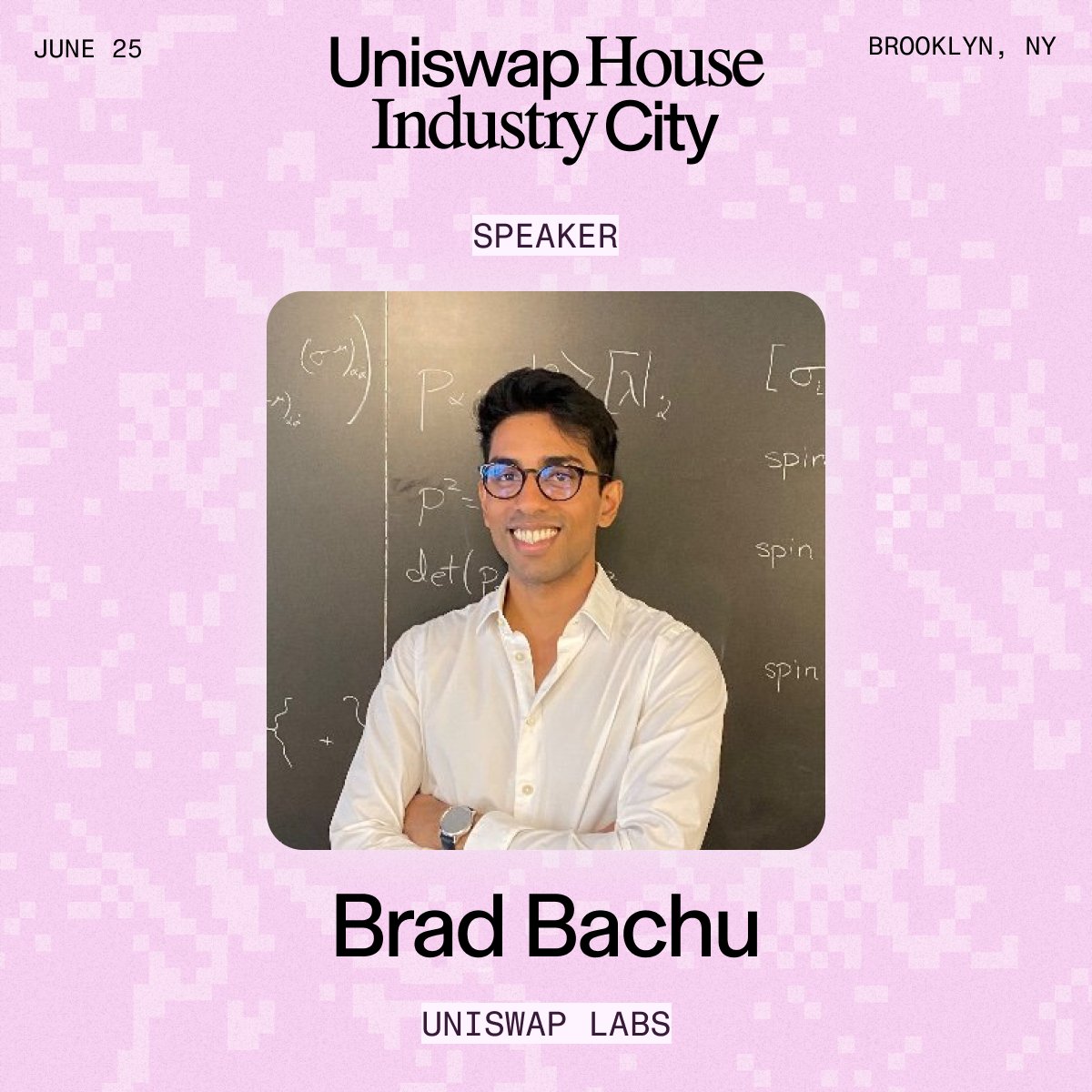 Uniswap Labs 🦄 (@uniswap) on Twitter photo Researcher at Uniswap Labs, <a href="/BradBachu/">Brad Bachu</a> joins us for AI-Powered Dutch Auctions in Intent-Based Systems
RSVP: lu.ma/a7lxpoug Researcher at Uniswap Labs, <a href="/BradBachu/">Brad Bachu</a> joins us for AI-Powered Dutch Auctions in Intent-Based Systems
RSVP: lu.ma/a7lxpoug