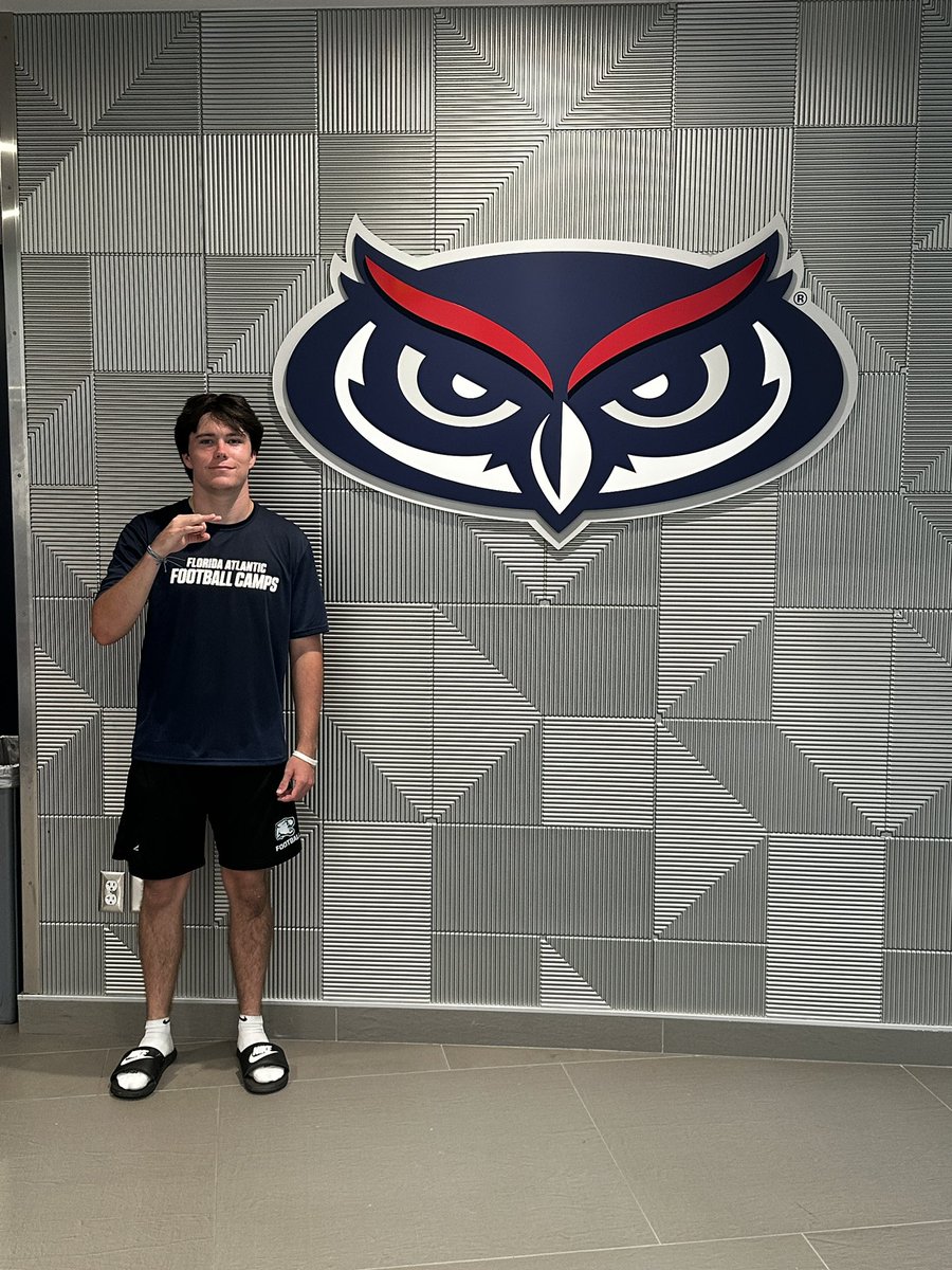 Awesome Energy Today <a href="/FAUFootball/">Florida Atlantic Football</a> camp.Thank you  <a href="/ZKittley/">Zach Kittley</a> <a href="/Coach_Vasey/">Trent Vasey</a> <a href="/TaylorBrownFAU/">Taylor Brown</a> for a great camp!
