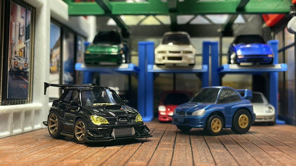 Giga_Penguin's tweet photo. EraQ & Choro Q!
#164scale #164diecast #eraq #choroQ #subaru #wrx #wrxsti https://t.co/yW7TTx567t