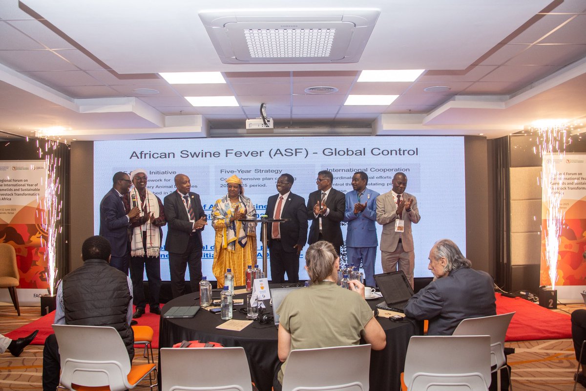 FAO in Kenya (@faokenya) on Twitter photo In two decades, <a href="/FAO/">Food and Agriculture Organization</a> transformed animal health in Africa: eradicating rinderpest, rolling out FMD strategies & combating #AMR. Our One Health approach with <a href="/WOAH/">World Organisation for Animal Health</a> & <a href="/au_ibar/">AU-IBAR</a> strengthens agrifood systems across the continent. #OneHealth #YearOfCamelids, #SustainableLivestock In two decades, <a href="/FAO/">Food and Agriculture Organization</a> transformed animal health in Africa: eradicating rinderpest, rolling out FMD strategies & combating #AMR. Our One Health approach with <a href="/WOAH/">World Organisation for Animal Health</a> & <a href="/au_ibar/">AU-IBAR</a> strengthens agrifood systems across the continent. #OneHealth #YearOfCamelids, #SustainableLivestock