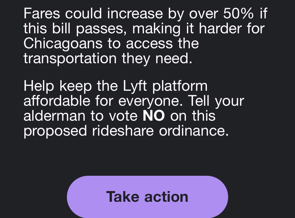 Lyft attacks their drivers and spreads baseless fear mongering in an email to customers. Remember when they pretended to be the more ethical platform? Hypocritical scum. <a href="/lyft/">Lyft</a>