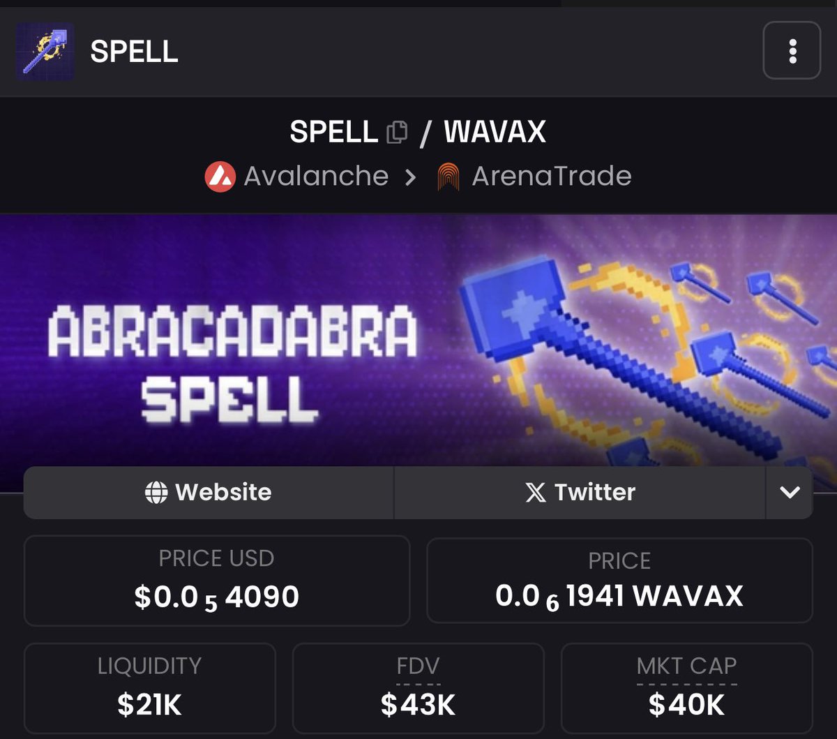 StereoX🔺 (@stereoxxxx) on Twitter photo Wen will <a href="/danielesesta/">Daniele 🟧 ( Meme Quant )</a> notice the $Spell community 🪄🪄
Wizard dev has been active on the community since launch
CA:
0x085D8539a9C8e803cB8B99f3306811dD37E3d7Dd Wen will <a href="/danielesesta/">Daniele 🟧 ( Meme Quant )</a> notice the $Spell community 🪄🪄
Wizard dev has been active on the community since launch
CA:
0x085D8539a9C8e803cB8B99f3306811dD37E3d7Dd