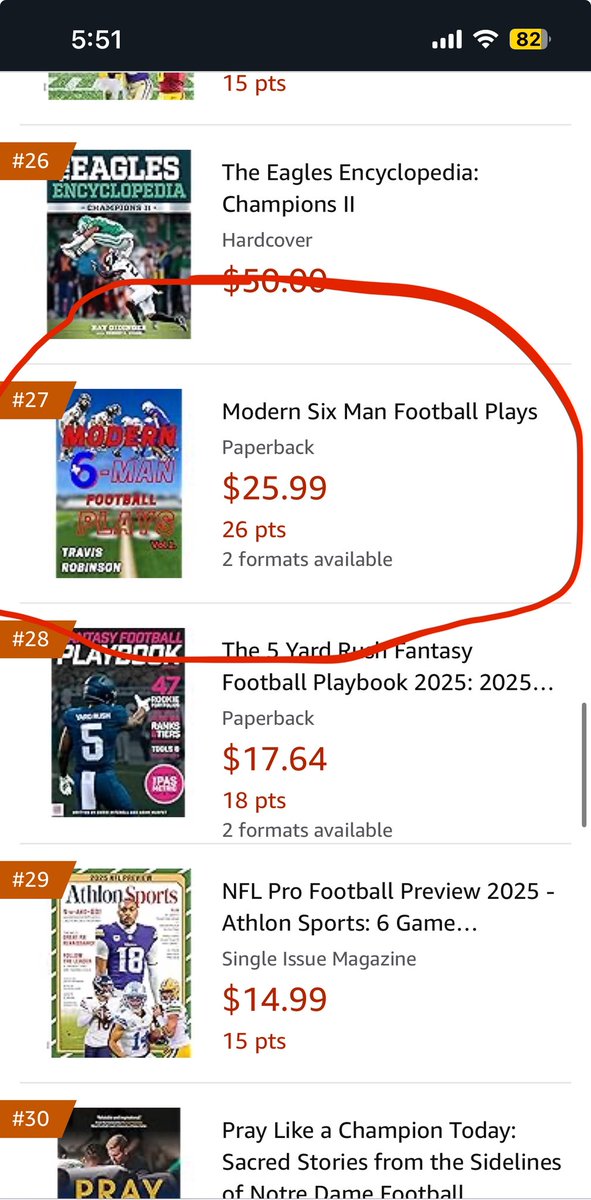 Feel so blessed right now! My book is now Top 30 in “New Football Books” on Amazon! 

Can’t thank everyone for all the support so far!
Let’s meet This beautiful game going!

#sixmanfootball

amazon.com/gp/new-release…