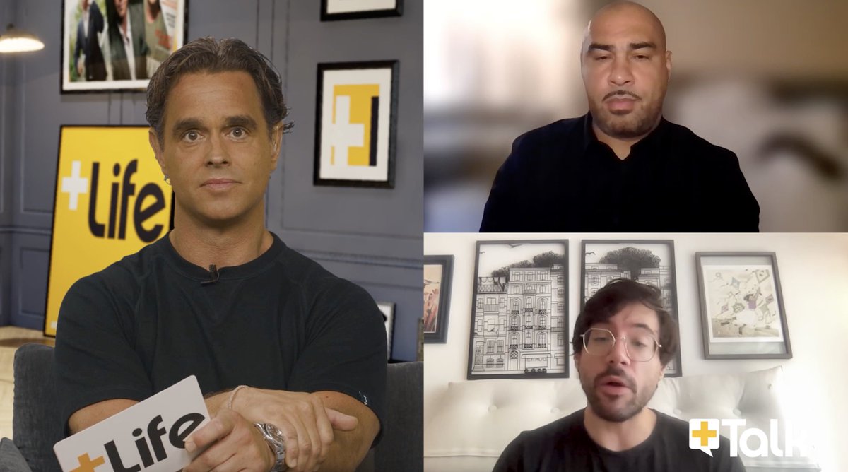 pluslifemedia's tweet photo. 💙 This special #FathersDay episode of #PlusTalk is one you don’t want to miss.
Joseph Kibler and Dr. David Malebranche open up about what fatherhood looks like while living with HIV—and how you can raise a happy, healthy HIV negative child as an HIV+ parent. 👨‍👧 https://t.co/fvKiS8PkV8
