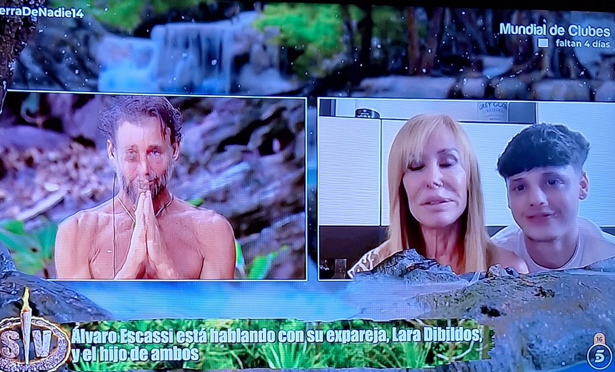 Increíble el buen rollo de Lara
Qué bonita llamada de Lara y su hijo a Alvaro que se emociona
Espectácular
#TierraDeNadie14