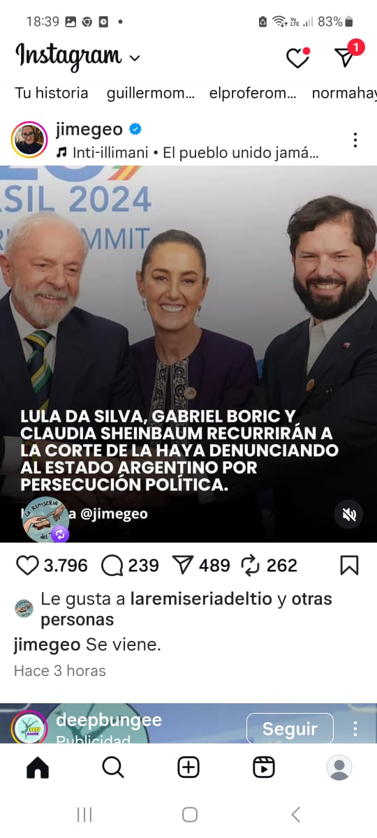Hay un mundo que no nos muestran los medios... ese mundo que nos mira y en algunos casos nos abraza