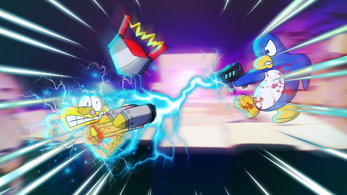 Penguin vs Gaturro (Club Pinguin vs Mundo Gaturro)

commission for <a href="/KreepsPJ/">Kreeps (ESP/ENG)</a> 

this was a really funny one to work on haha

been avoiding social media for a little while for mental heath reasons, but back at it with working on commissions! Expect more to come