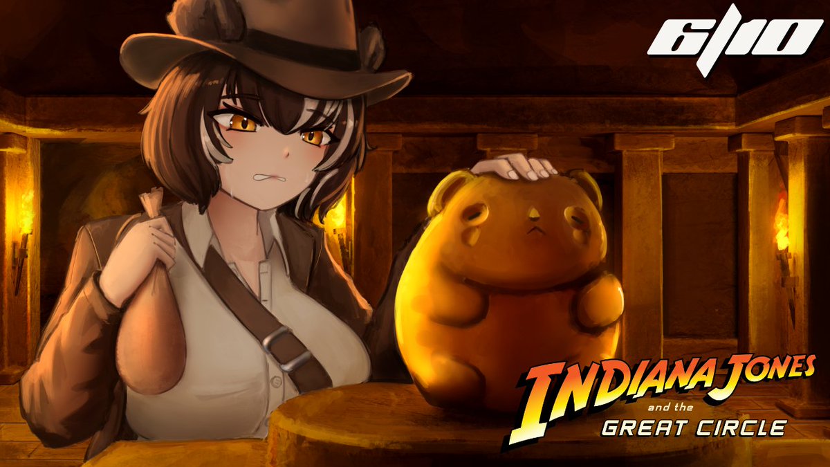 🔴 Panda Is Live 🔴

Pandiana Jones &amp; The Bad Guy Punching Sim

Playing Indiana Jones and The Great Circle! Come Join The Panda Party!
twitch.tv/misslacuna
🖤🤍🖤🤍🖤🤍🖤🤍🖤🤍🖤🤍