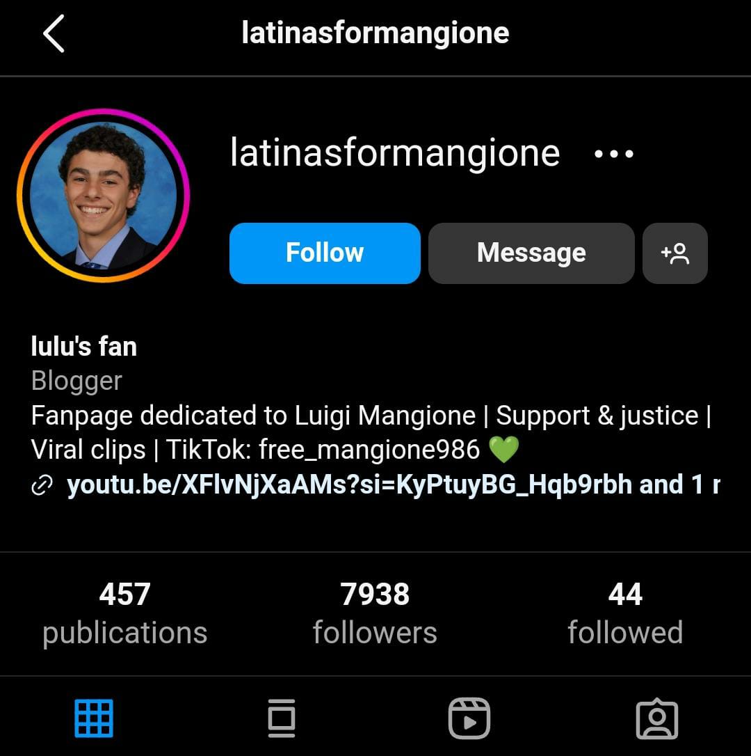 mangionethinker's tweet image. 16) "Latinas for Mangione"