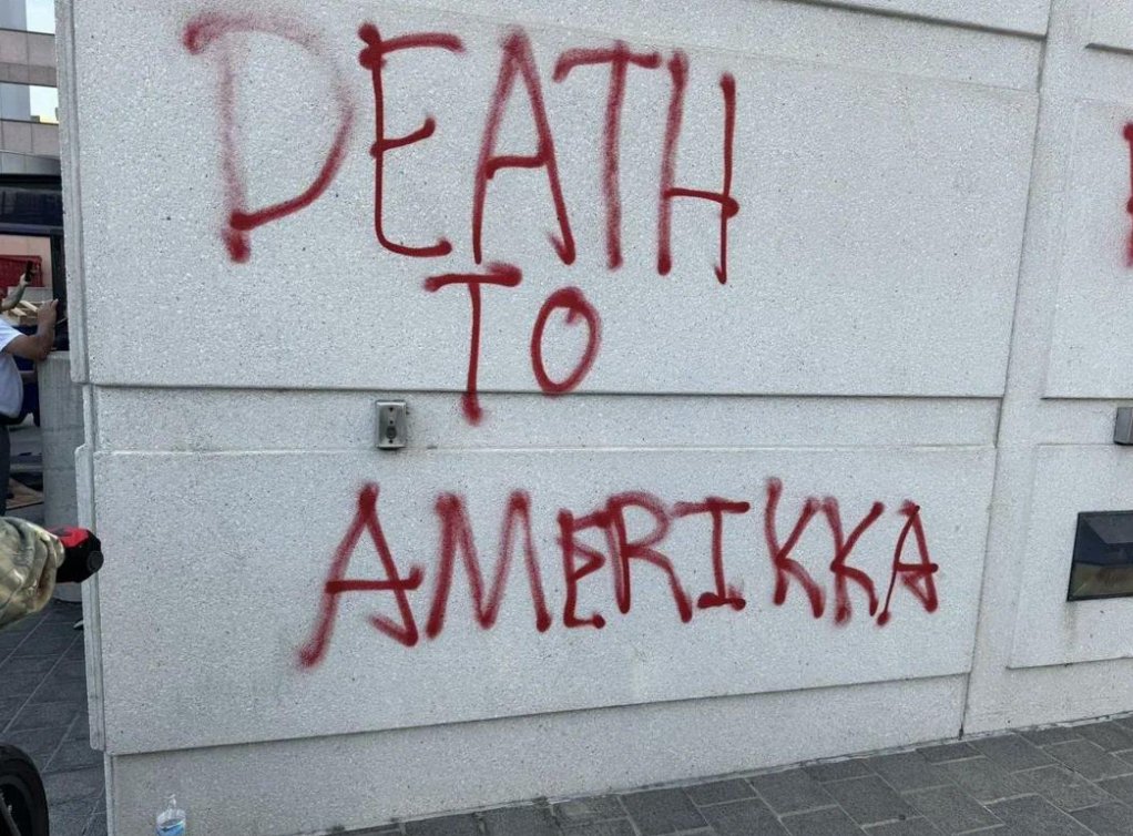 They BROKE into our country.
Now they’re burning it down and screaming “Death to America.”

Deport every last one of them.