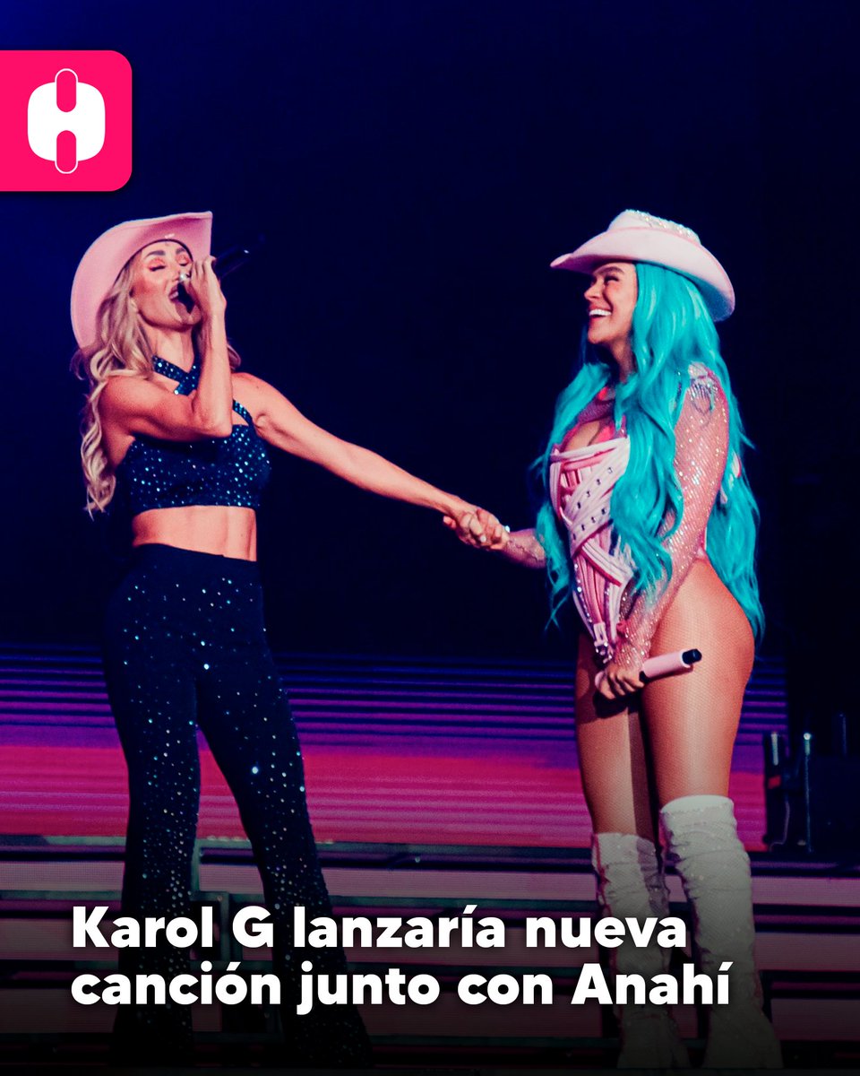 HitsFm1061's tweet image. Anahí formará parte del próximo álbum de estudio de Karol G “Tropicoqueta” el cual será lanzado este próximo 20 de junio ✨

#HitsFM #KarolG #Anahi