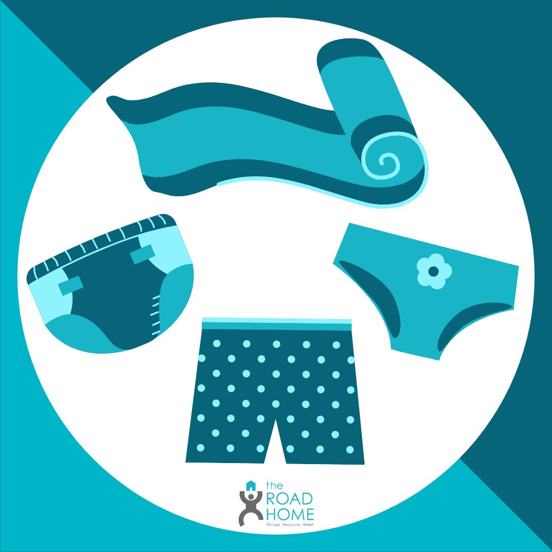 The families we serve are in need of NEW underwear (all sizes/types), towels, &amp; diapers (sizes 4 &amp; 6)! Please make a reservation to drop off at the Connie Crosby Family Resource Center at bit.ly/CCFRCdonations. You can also visit bit.ly/TheRoadHomeWis… to shop via Amazon. Thx!