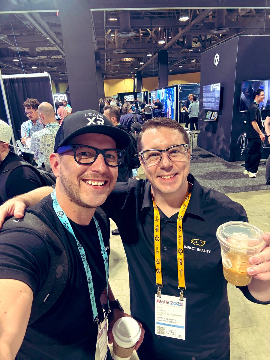 What an amazing day 1 #AWE2025 and got to meet some great XR friends in person for the first time!