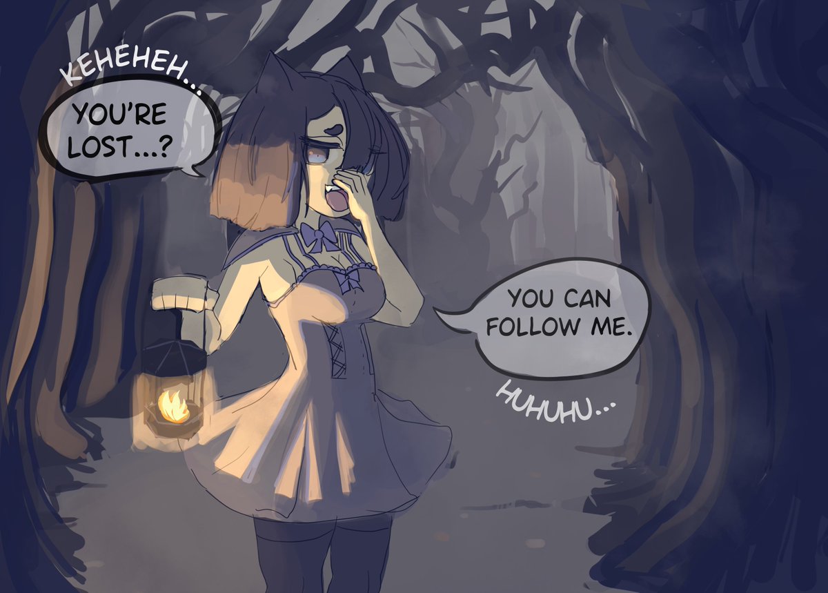 Mari in the woods
