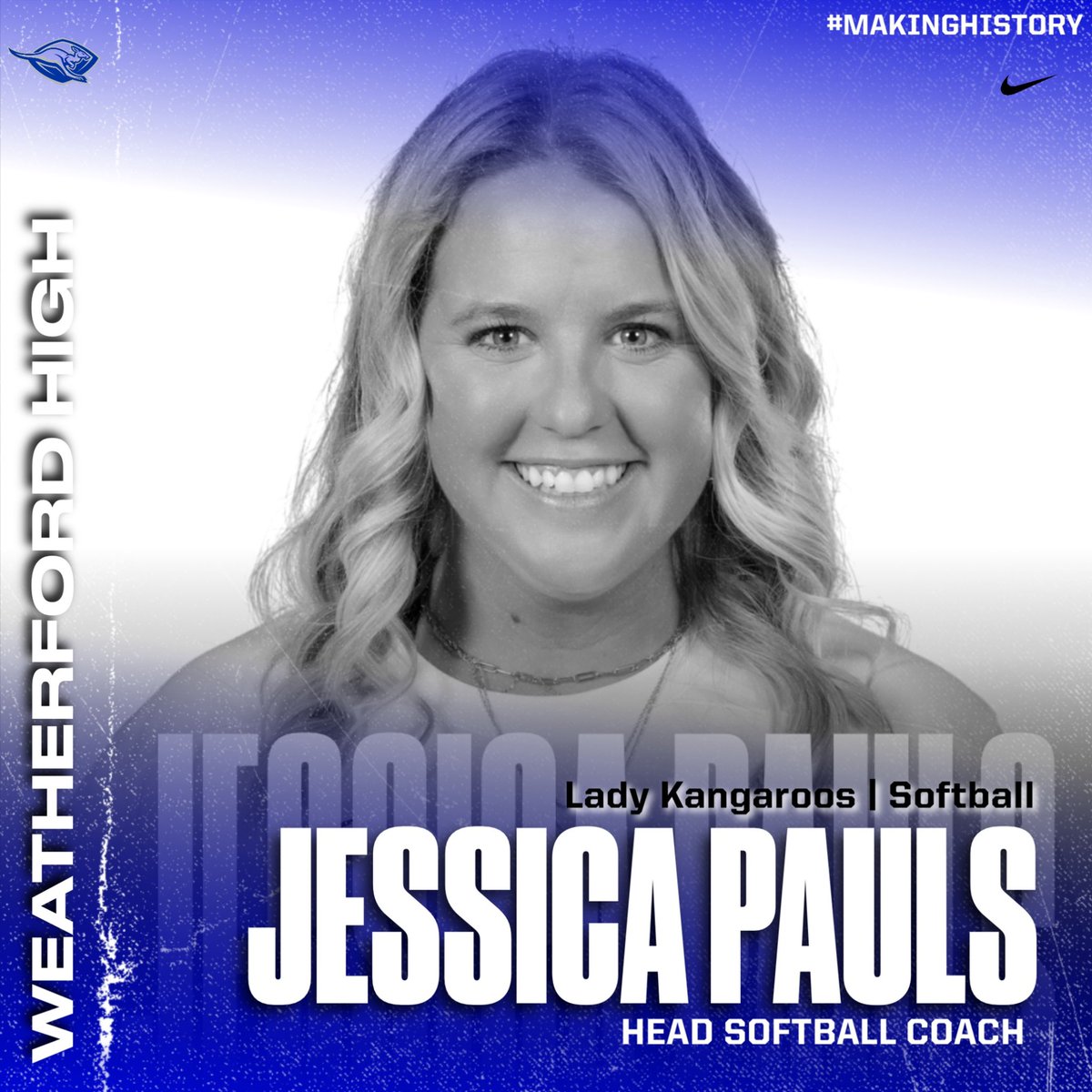 coachjesspauls's tweet image. Excited to share that I’ve accepted the Head Softball Coach position at Weatherford High School! Grateful for this opportunity and ready to get to work with the Roos. Let’s build something great! 💙🥎⚡️ #GoRoos #LadyRoosSoftball #NewChapter