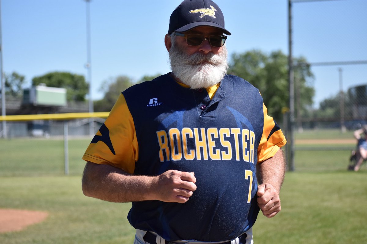 Happy birthday to Coach Tom, our third-year skipper and owner of possibly the best beard in Minnesota townball. Please, if there are competitors across the state, let me know… #beepbeep