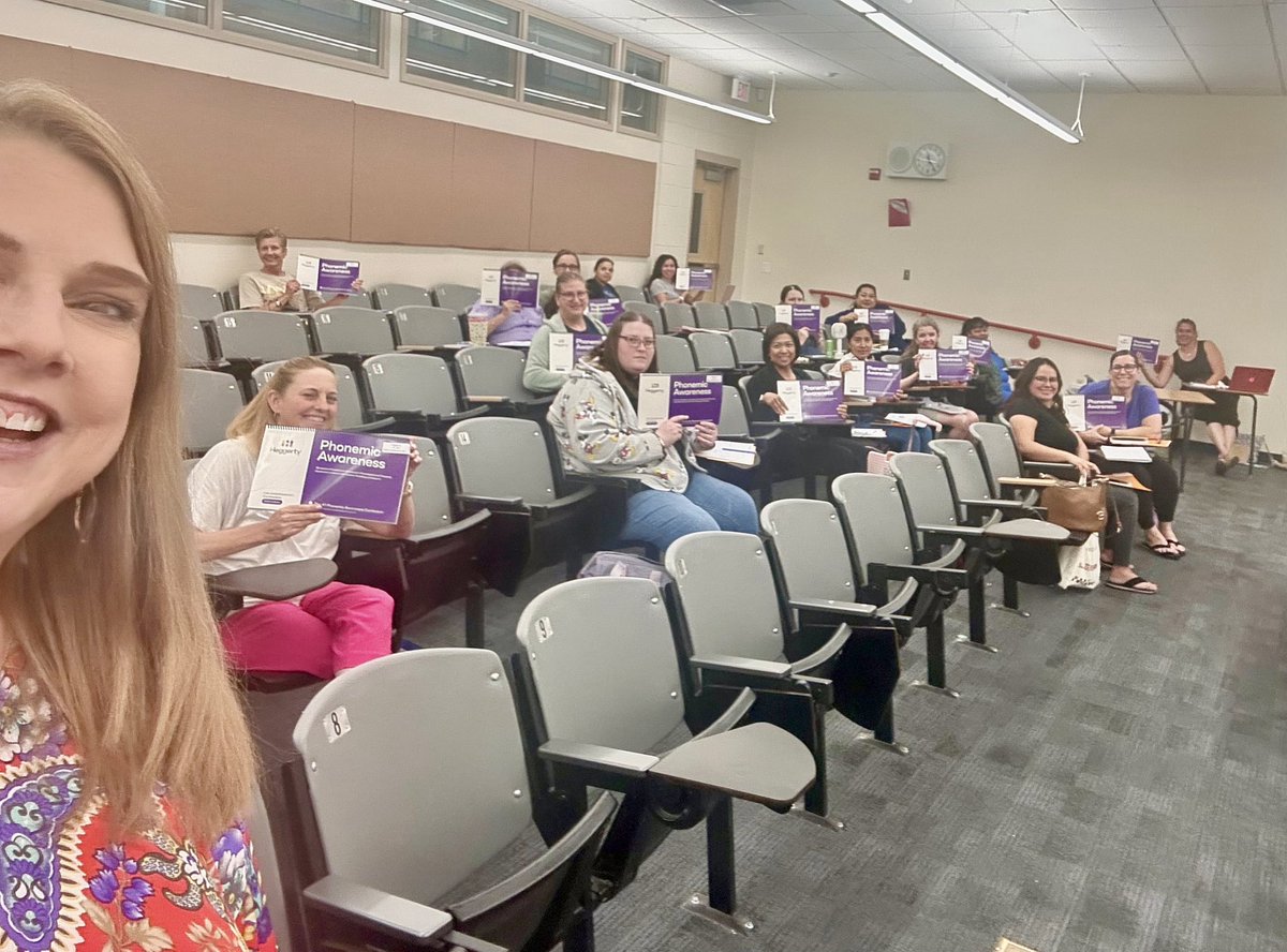 Day 2 in Nevada was fabulous! We had to change sites last minute due to a lack of A/C at our original location, all handled by the awesome district leaders.  Today’s teachers asked many thoughtful questions, I was really impressed! Bring on day 3!  <a href="/HeggertyPA/">Heggerty</a> <a href="/ClarkCountySch/">CCSD</a>
