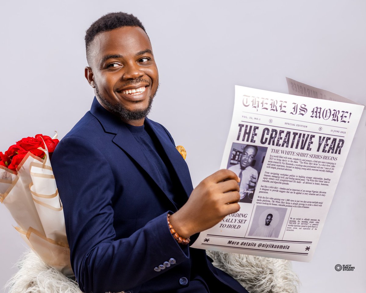 niyiikuomola's tweet image. Now, it’s the CREATIVE year.🚀
The year I defied my odds.
The year I dared the impossible.
The year I stretched beyond limits.
The year I expressed my limitless capacity.
The year of the spotlight.
The year of so much more.
Welcome to my CREATIVE year!
#ThereIsMore