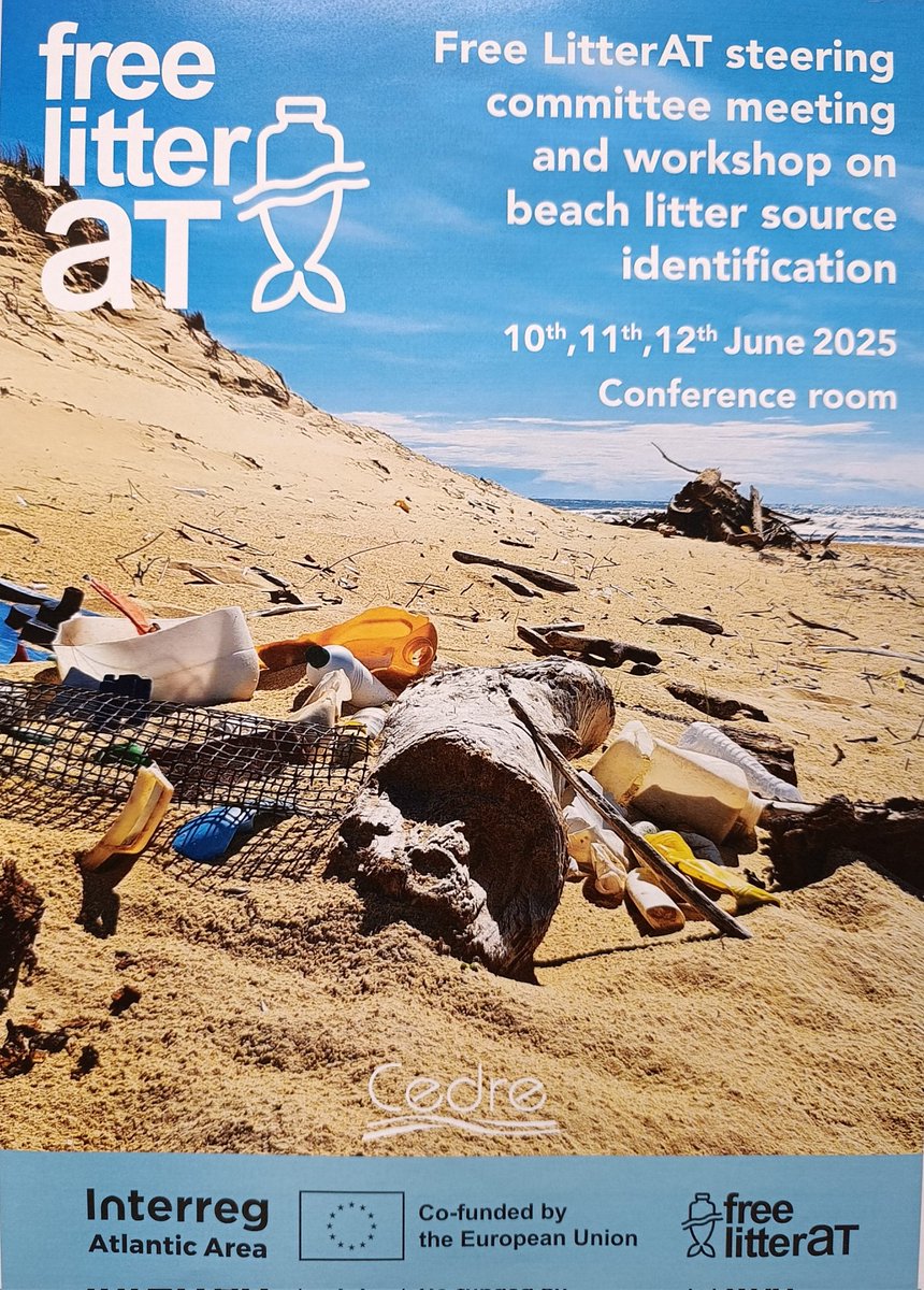 Free LitterAT (@freelitterat) on Twitter photo 📍The Free Litter AT team is gathered at Cedre for their semi-annual Steering Committee meeting to catch up on the latest progress of the project's activities.
<a href="/AtlanticArea/">Interreg Atlantic Area</a> 📍The Free Litter AT team is gathered at Cedre for their semi-annual Steering Committee meeting to catch up on the latest progress of the project's activities.
<a href="/AtlanticArea/">Interreg Atlantic Area</a>
