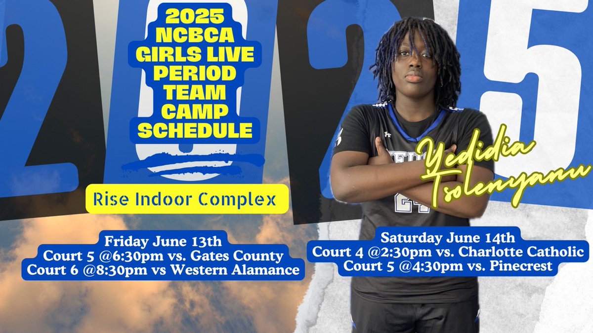 Yedidia(DD) Tsolenyanu (@ddtsolenyanu) on Twitter photo Here’s my live period schedule👇
Come check me out!! <a href="/ladyspursgold/">Lady Spurs Elite Gold</a> <a href="/louwbb/">Louisburg College Women's Basketball</a> <a href="/GoCamelsWBB/">Campbell WBB</a> <a href="/Coach_Steve89/">Steven Rhodes</a> <a href="/Neuse_athletics/">Neuse Charter Athletics</a> <a href="/KaiFromWJG/">Kai Jones</a> Here’s my live period schedule👇
Come check me out!! <a href="/ladyspursgold/">Lady Spurs Elite Gold</a> <a href="/louwbb/">Louisburg College Women's Basketball</a> <a href="/GoCamelsWBB/">Campbell WBB</a> <a href="/Coach_Steve89/">Steven Rhodes</a> <a href="/Neuse_athletics/">Neuse Charter Athletics</a> <a href="/KaiFromWJG/">Kai Jones</a>