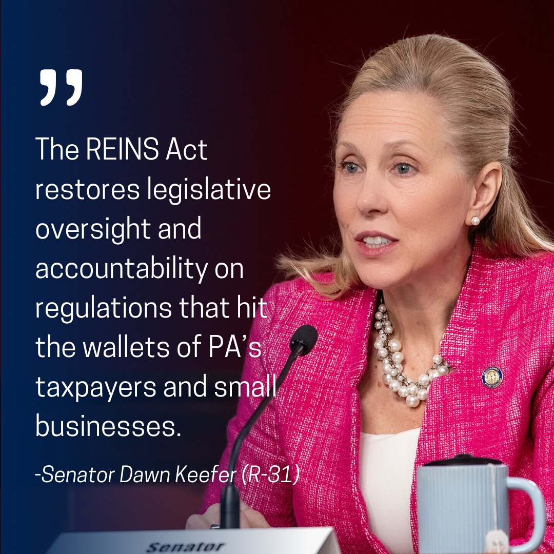Senator Dawn Keefer (@senatorkeefer) on Twitter photo ๐จ๐๐จ๐ฆ๐ง ๐ฃ๐๐ฆ๐ฆ๐๐: ๐ฆ๐ฒ๐ป๐ฎ๐๐ฒ ๐๐ฝ๐ฝ๐ฟ๐ผ๐๐ฒ๐ ๐ฅ๐๐๐ก๐ฆ ๐๐ฐ๐ ๐๐ผ ๐ฅ๐ฒ๐ถ๐ป ๐ถ๐ป ๐๐ผ๐๐๐น๐ ๐ฅ๐ฒ๐ด๐๐น๐ฎ๐๐ถ๐ผ๐ป๐ ๐จ
This is the first step toward restoring legislative oversight & protecting taxpayers from burdensome, expensive regulations.
palegis.us/legislation/biโฆ ๐จ๐๐จ๐ฆ๐ง ๐ฃ๐๐ฆ๐ฆ๐๐: ๐ฆ๐ฒ๐ป๐ฎ๐๐ฒ ๐๐ฝ๐ฝ๐ฟ๐ผ๐๐ฒ๐ ๐ฅ๐๐๐ก๐ฆ ๐๐ฐ๐ ๐๐ผ ๐ฅ๐ฒ๐ถ๐ป ๐ถ๐ป ๐๐ผ๐๐๐น๐ ๐ฅ๐ฒ๐ด๐๐น๐ฎ๐๐ถ๐ผ๐ป๐ ๐จ
This is the first step toward restoring legislative oversight & protecting taxpayers from burdensome, expensive regulations.
palegis.us/legislation/biโฆ