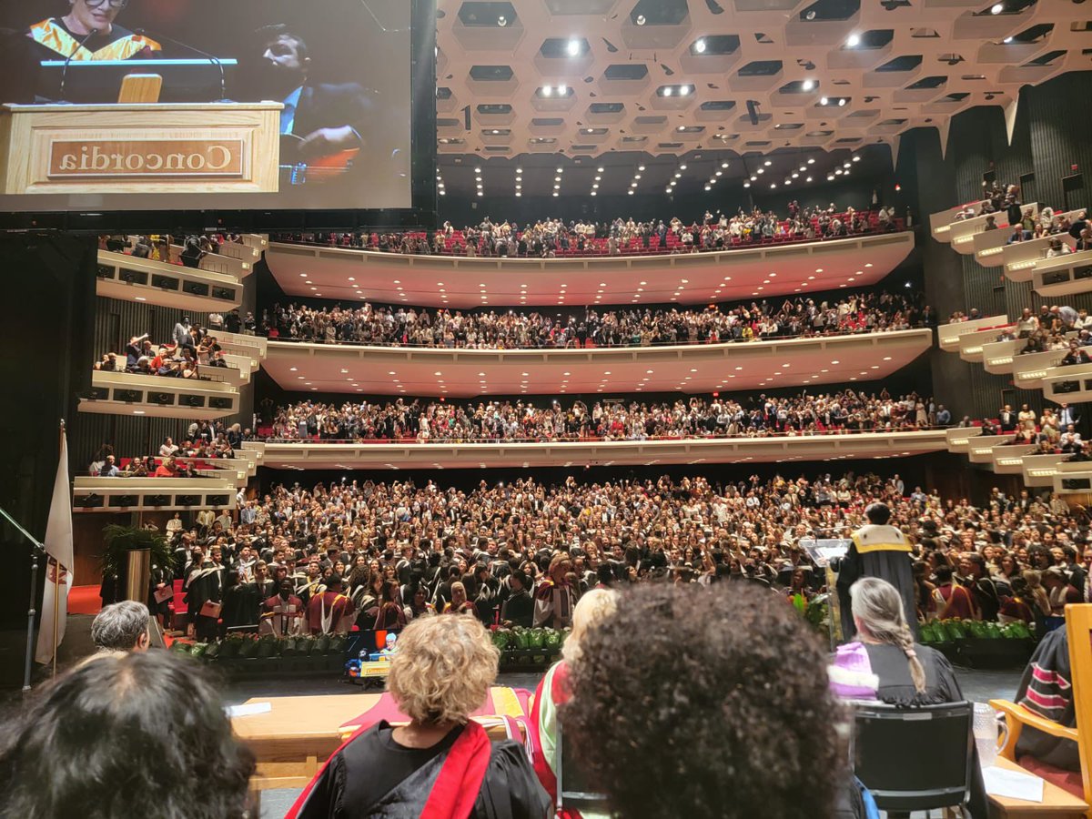 Dr. Nicole Alberts (@nalbertsphd) on Twitter photo Views from the platform!
It was great to celebrate all the Psychology graduates at the <a href="/Concordia/">Concordia University</a> Spring Convocation last night.
Congrats to all the graduates - we are so very proud and can’t wait to watch your next steps. 🎓✨
<a href="/FASConcordia/">Arts & Science</a> Views from the platform!
It was great to celebrate all the Psychology graduates at the <a href="/Concordia/">Concordia University</a> Spring Convocation last night.
Congrats to all the graduates - we are so very proud and can’t wait to watch your next steps. 🎓✨
<a href="/FASConcordia/">Arts & Science</a>