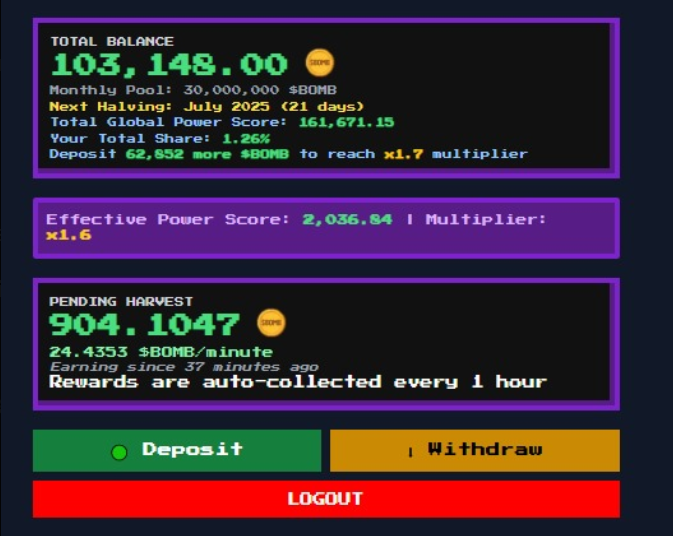 MoeRyhX's tweet image. $BOMB Airdrop is LIVE,  💣  $Bombie claims are open! 

 claim-bombie.xyz

If you’ve been active onchain chain this year, you may be eligible to grab $BOMB!

#Bombie #BOMB #Airdrop @giverep
