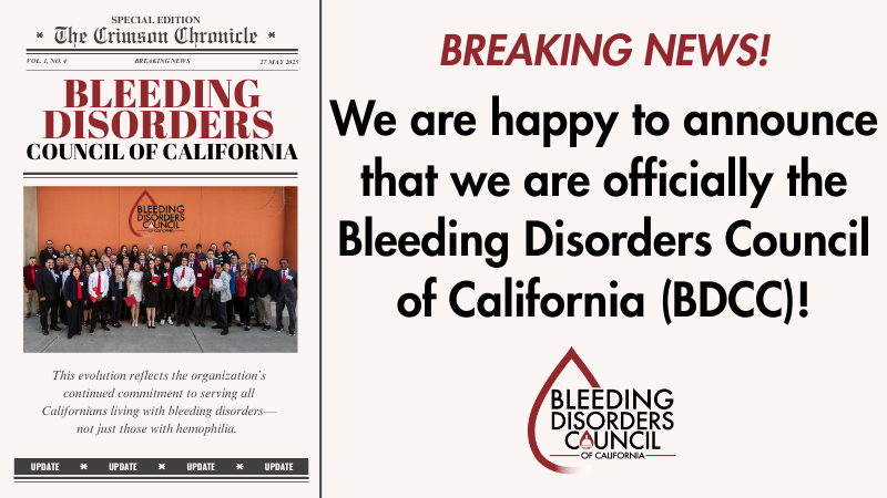 Bleeding Disorders Council of California tweet media