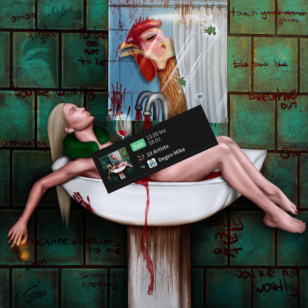 Sashelka.ᵉᵗʰ♡🖤🩸 (@sashelka) on Twitter photo Gn 🖤
and 🚨COLLECTED🚨
Another edition of “My Good Morning” - special piece for THE BOX collection by <a href="/23ArtCollective/">23 Artists</a> was collected by my Uwu <a href="/Dedicated_Degen/">Degen Mike</a> 🖤
Thank you UwU 🫂 Much love 🫶🏻
Ps. Check out his $WIFEY project 🩴 just saying 😉🤌🏻
—
Only 2 ed left 😱👀
🧵👇🏻 Gn 🖤
and 🚨COLLECTED🚨
Another edition of “My Good Morning” - special piece for THE BOX collection by <a href="/23ArtCollective/">23 Artists</a> was collected by my Uwu <a href="/Dedicated_Degen/">Degen Mike</a> 🖤
Thank you UwU 🫂 Much love 🫶🏻
Ps. Check out his $WIFEY project 🩴 just saying 😉🤌🏻
—
Only 2 ed left 😱👀
🧵👇🏻