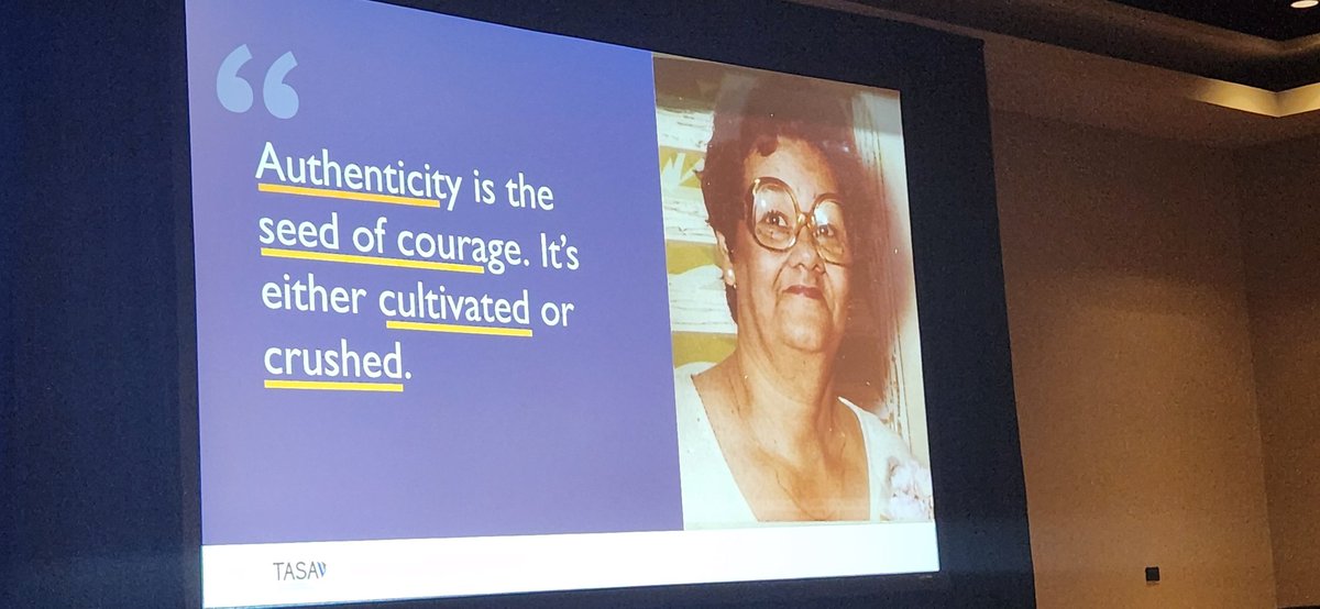 XochitlGSalazar's tweet image. Authencity is the seed of courage. @DrHenson2 #txedfest