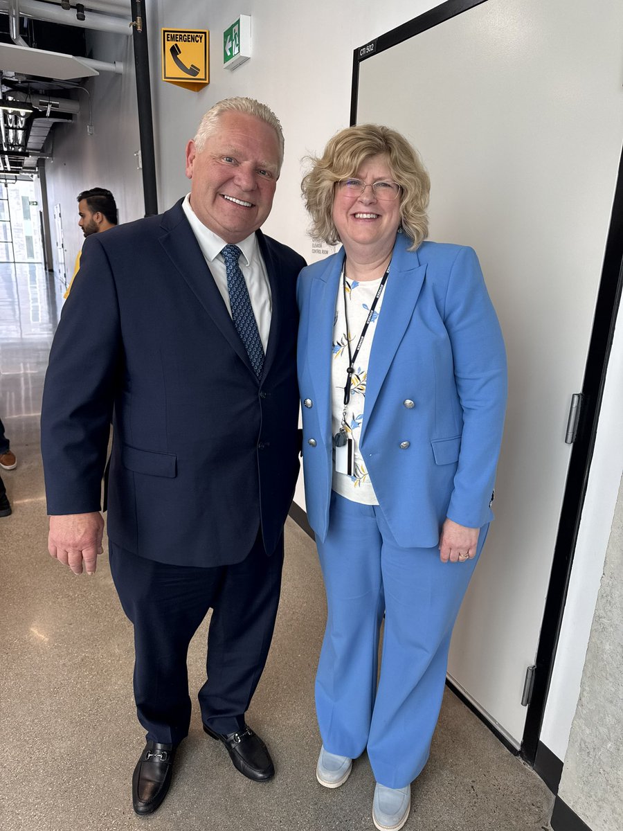 It was a pleasure to meet with our local MPP &amp; Premier <a href="/fordnation/">Doug Ford</a> during his visit to <a href="/HumberPoly/">Humber Polytechnic</a> today. We look forward to working with the Government of Ontario in advancing our province's priorities, including growing the skilled trades and strengthening the local economy.