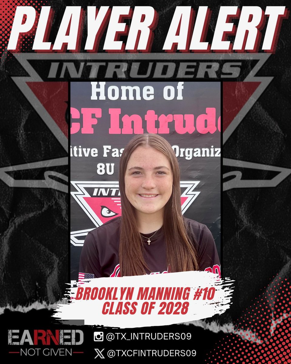 hotshots_barnes's tweet photo. Player Intro 6 of 13!
Brooklyn Manning #10
Cypress Ranch HS C/O 2028
P/OF
Brooklyn’s holding it down on the mound with confidence and complete command. She put’s in outfield work as well! She’s hardworking, focused, and on the rise!! 
#txcfintruders #earnednotgiven https://t.co/3EVEhbfezO