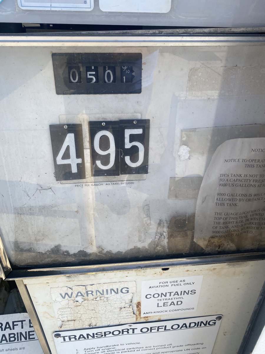 Everyone runs down to Brown Field for gas. Cheapest in town