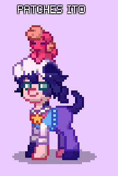 avvvery_'s tweet image. hello guys first ever ponytown pony #patchesito