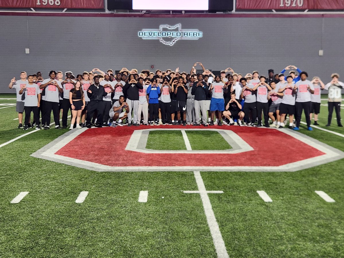 After a great performance from The Land Boys, we had an opportunity to tour The Woody Hayes Athletic Center. Thanks to Coach Murph.